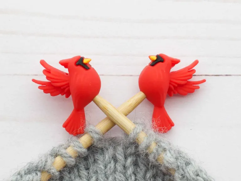 Stitch Stoppers Yarn Little Cardinal from Fox & Pine Stitches 2/package